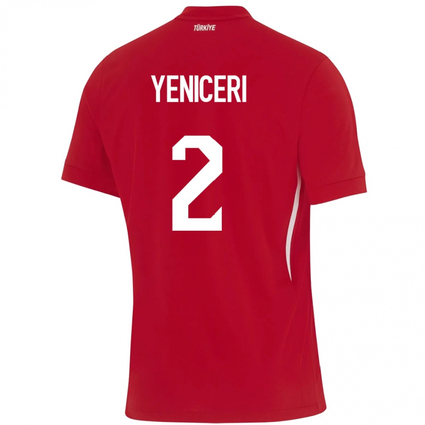 Hombre Fútbol Camiseta Turquía Berna Yeniçeri #2 Rojo 2ª Equipación 24-26 Argentina