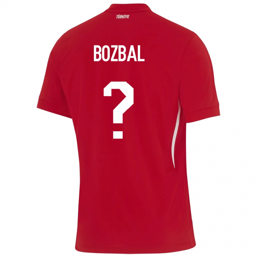 Hombre Fútbol Camiseta Turquía Birsen Bozbal #0 Rojo 2ª Equipación 24-26 Argentina