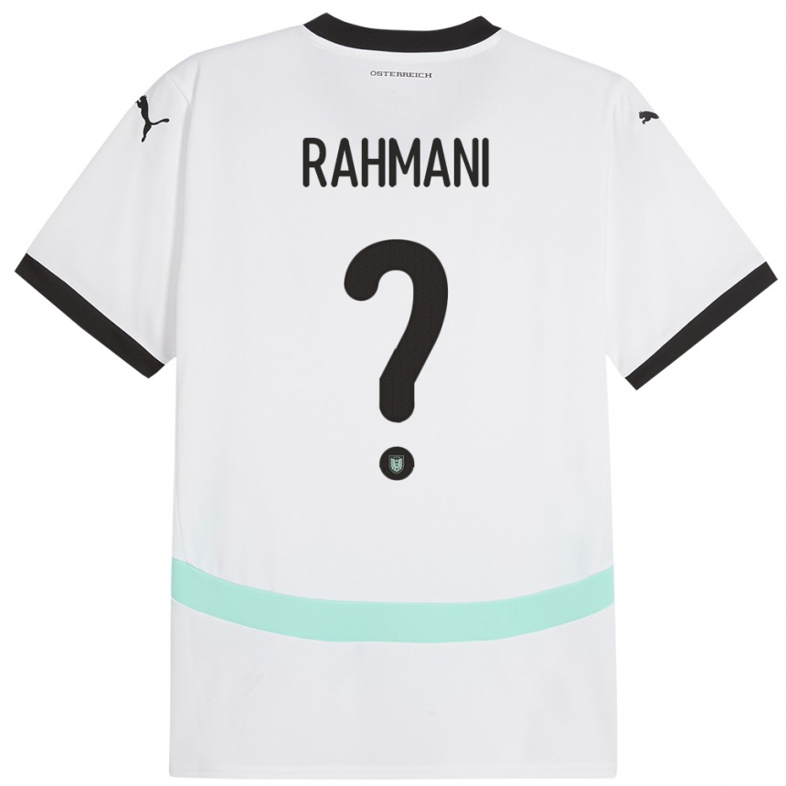 Hombre Fútbol Camiseta Austria Edvin Rahmani #0 Blanco 2ª Equipación 24-26 Argentina