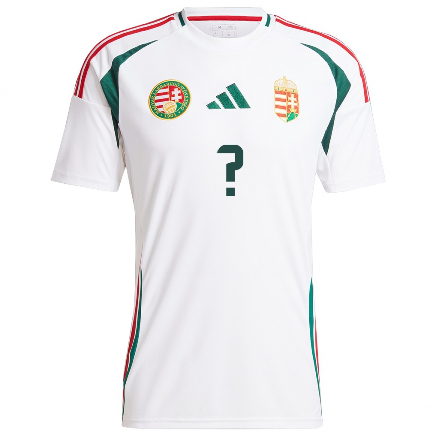 Hombre Fútbol Camiseta Hungría Dávid Gyebróczki #0 Blanco 2ª Equipación 24-26 Argentina