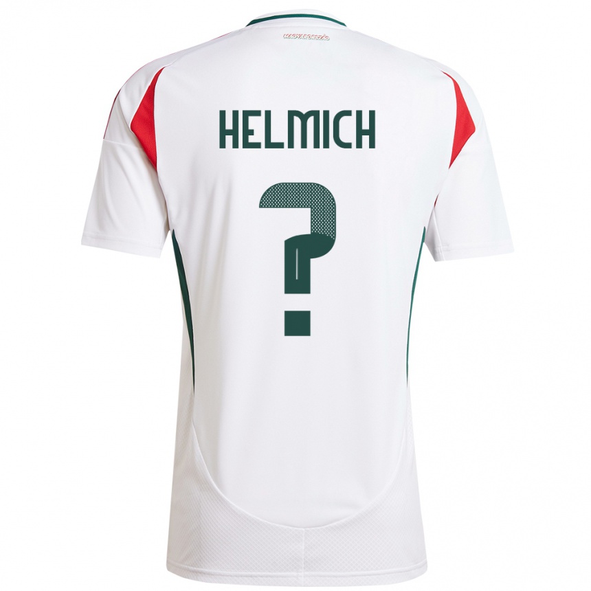 Hombre Fútbol Camiseta Hungría Pál Helmich #0 Blanco 2ª Equipación 24-26 Argentina