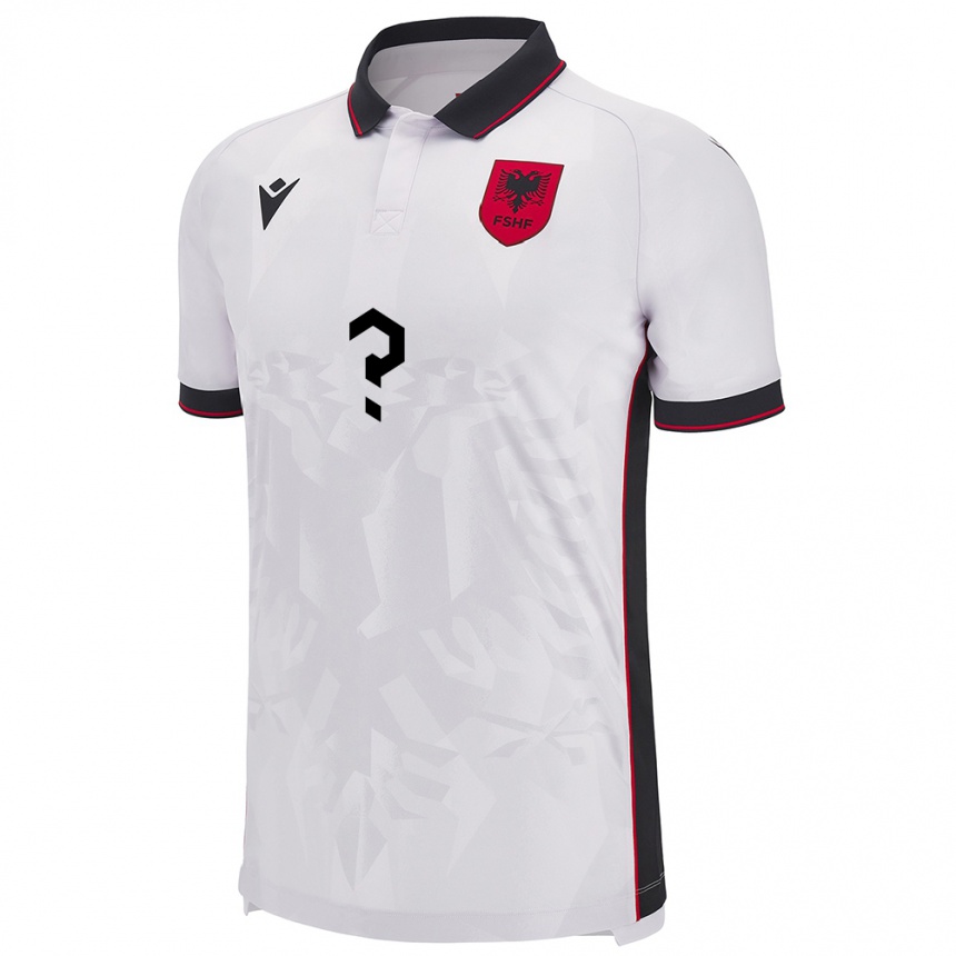 Hombre Fútbol Camiseta Albania Gentian Belaj #0 Blanco 2ª Equipación 24-26 Argentina