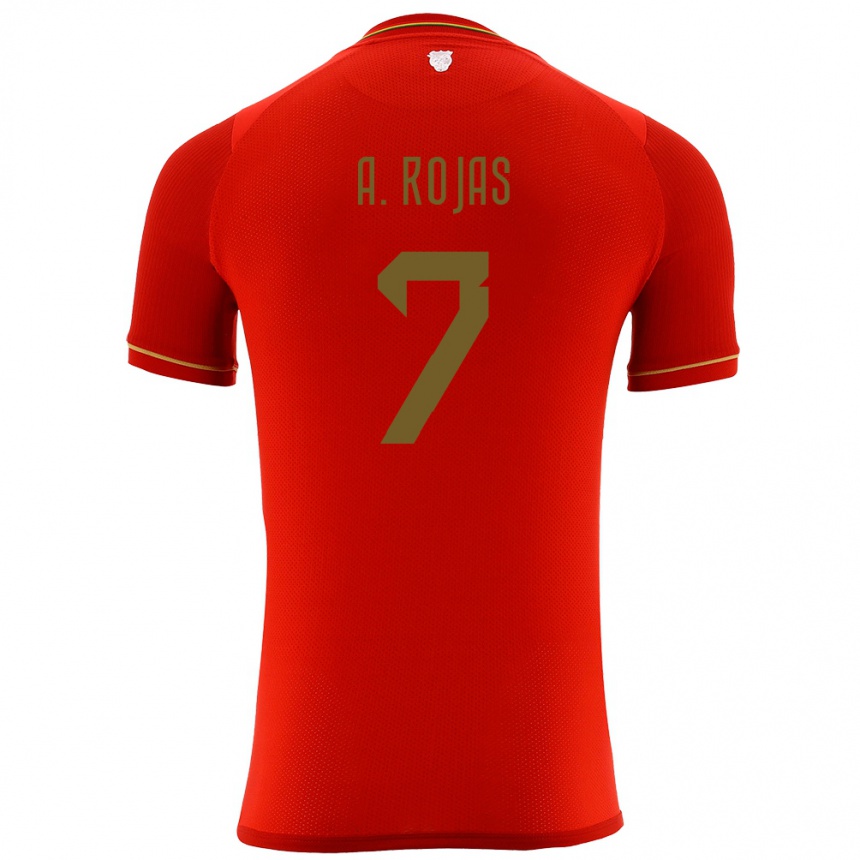 Hombre Fútbol Camiseta Bolivia Ana Paula Rojas #7 Rojo 2ª Equipación 24-26 Argentina