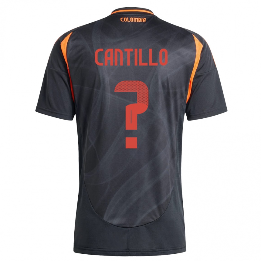 Hombre Fútbol Camiseta Colombia Carlos Cantillo #0 Negro 2ª Equipación 24-26 Argentina