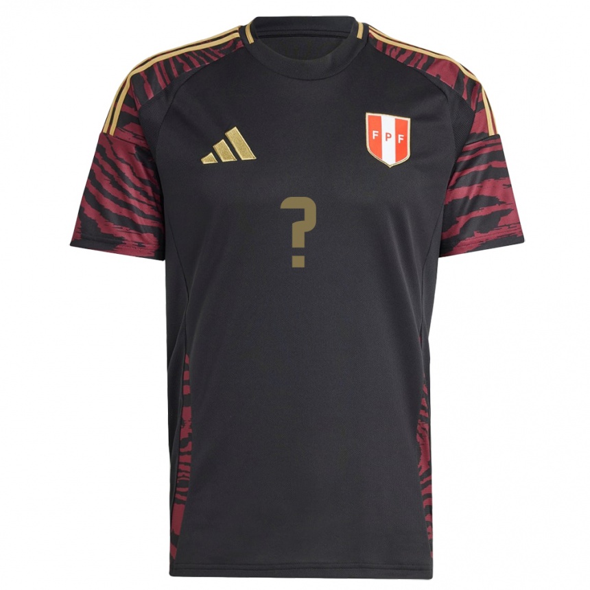 Hombre Fútbol Camiseta Perú Fabrisio Mesías #0 Negro 2ª Equipación 24-26 Argentina