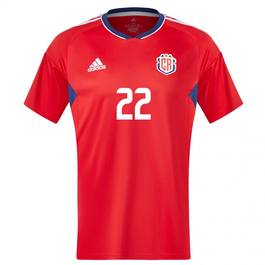 Mujer Fútbol Camiseta Costa Rica Carlos Martinez #22 Rojo 1ª Equipación 24-26 Argentina