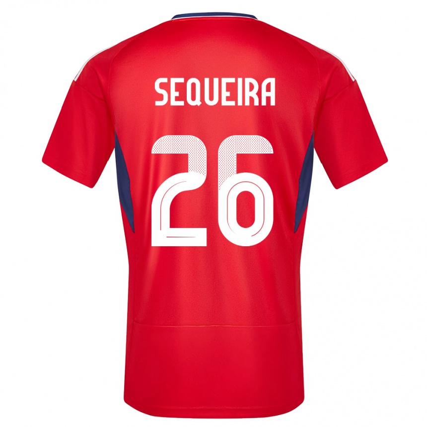 Mujer Fútbol Camiseta Costa Rica Douglas Sequeira #26 Rojo 1ª Equipación 24-26 Argentina