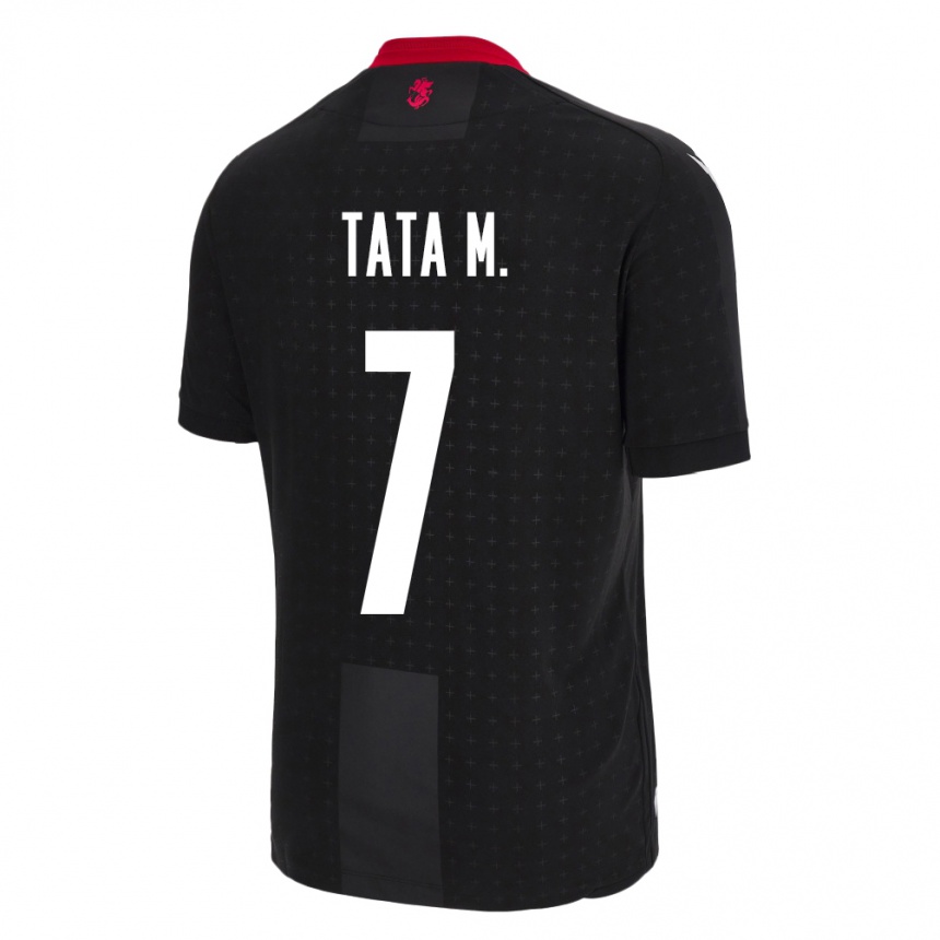 Mujer Fútbol Camiseta Georgia Tata Matveeva #7 Negro 2ª Equipación 24-26 Argentina