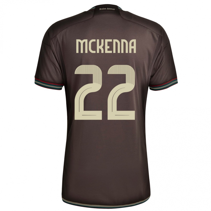 Mujer Fútbol Camiseta Jamaica Kayla Mckenna #22 Marrón Noche 2ª Equipación 24-26 Argentina