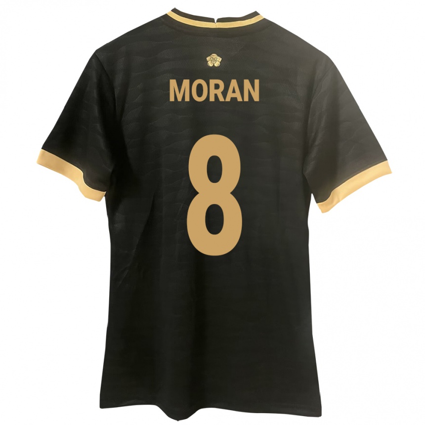 Mujer Fútbol Camiseta Panamá Martín Morán #8 Negro 2ª Equipación 24-26 Argentina