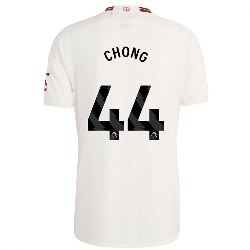 Niño Fútbol Camiseta Tahith Chong #44 Blanco Equipación Tercera 2023/24 Argentina