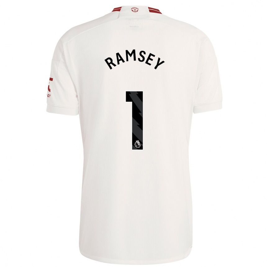 Niño Fútbol Camiseta Emily Ramsey #1 Blanco Equipación Tercera 2023/24 Argentina