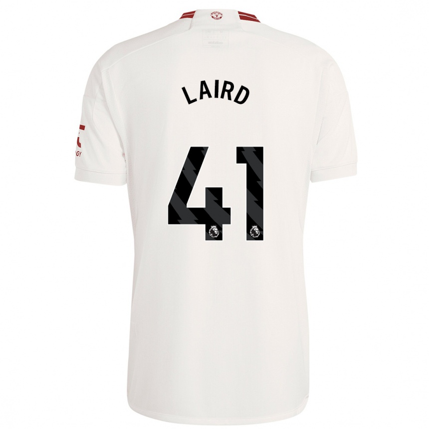 Niño Fútbol Camiseta Ethan Laird #41 Blanco Equipación Tercera 2023/24 Argentina