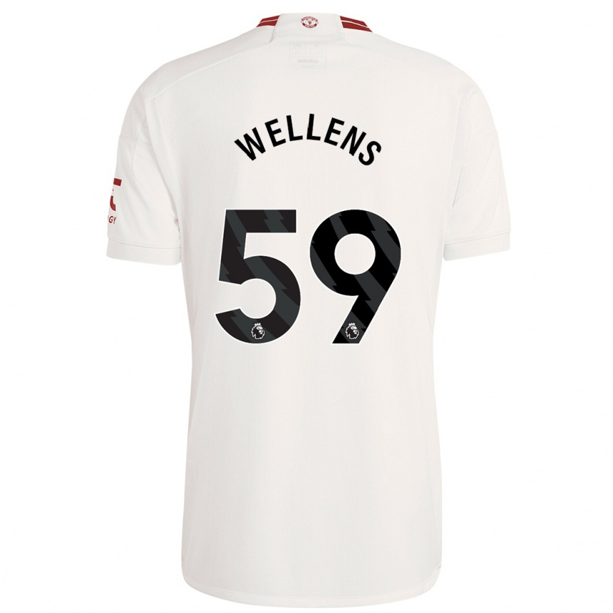 Niño Fútbol Camiseta Charlie Wellens #59 Blanco Equipación Tercera 2023/24 Argentina