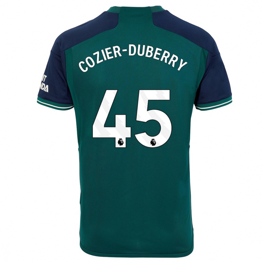 Niño Fútbol Camiseta Amario Cozier-Duberry #45 Verde Equipación Tercera 2023/24 Argentina