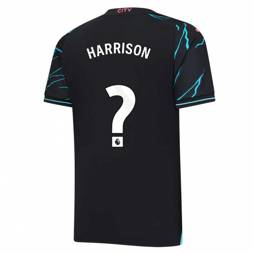 Niño Fútbol Camiseta Alfie Harrison #0 Azul Oscuro Equipación Tercera 2023/24 Argentina