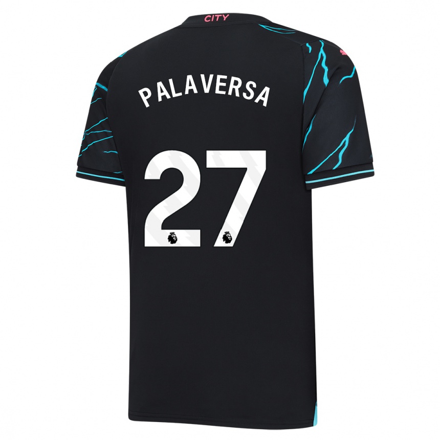 Niño Fútbol Camiseta Ante Palaversa #27 Azul Oscuro Equipación Tercera 2023/24 Argentina