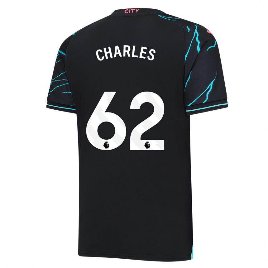 Niño Fútbol Camiseta Shea Charles #62 Azul Oscuro Equipación Tercera 2023/24 Argentina