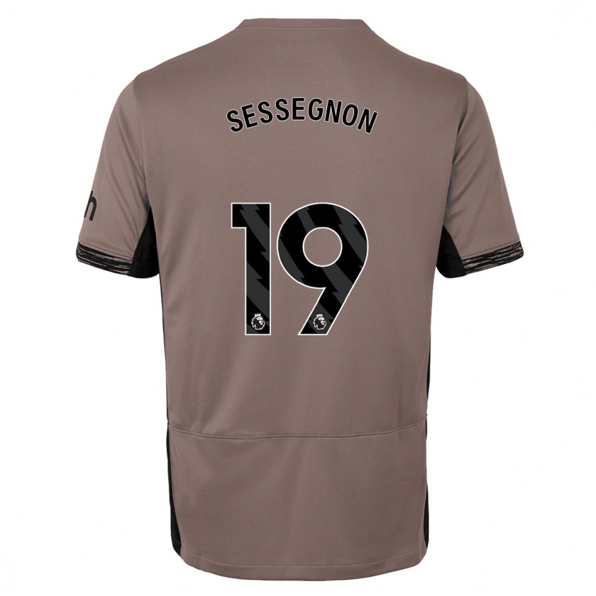 Niño Fútbol Camiseta Ryan Sessegnon #19 Beige Obscuro Equipación Tercera 2023/24 Argentina