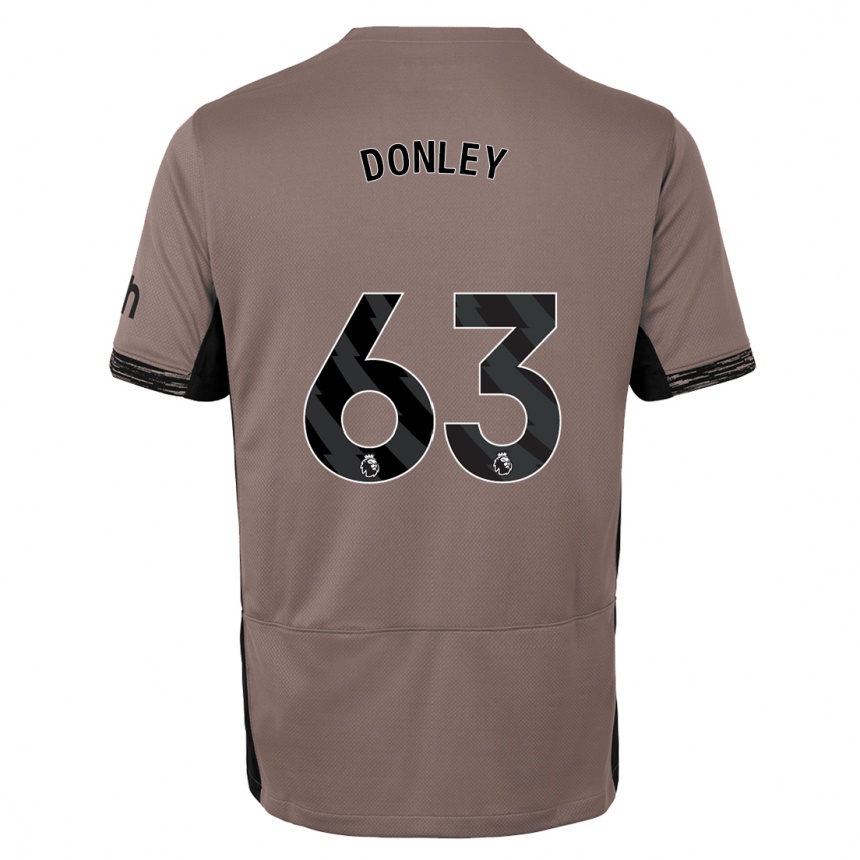 Niño Fútbol Camiseta Jamie Donley #63 Beige Obscuro Equipación Tercera 2023/24 Argentina