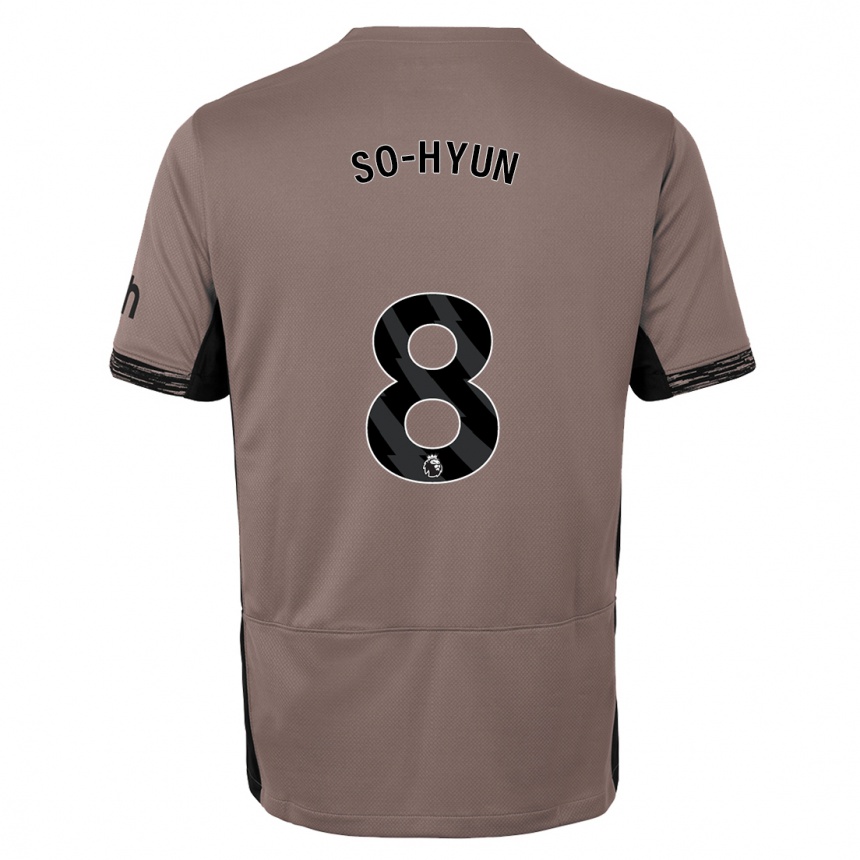 Niño Fútbol Camiseta Cho So-Hyun #8 Beige Obscuro Equipación Tercera 2023/24 Argentina