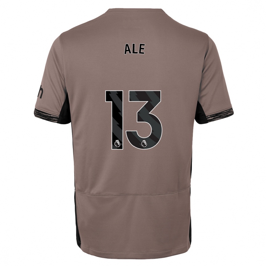 Niño Fútbol Camiseta Asmita Ale #13 Beige Obscuro Equipación Tercera 2023/24 Argentina