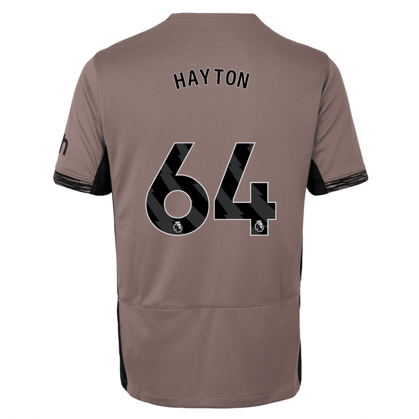 Niño Fútbol Camiseta Adam Hayton #64 Beige Obscuro Equipación Tercera 2023/24 Argentina