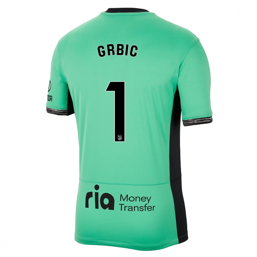 Niño Fútbol Camiseta Ivo Grbic #1 Primavera Verde Equipación Tercera 2023/24 Argentina