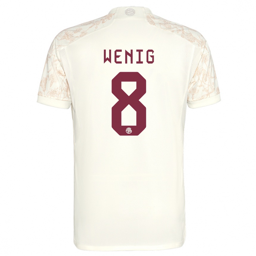 Niño Fútbol Camiseta Marcel Wenig #8 Blanquecino Equipación Tercera 2023/24 Argentina