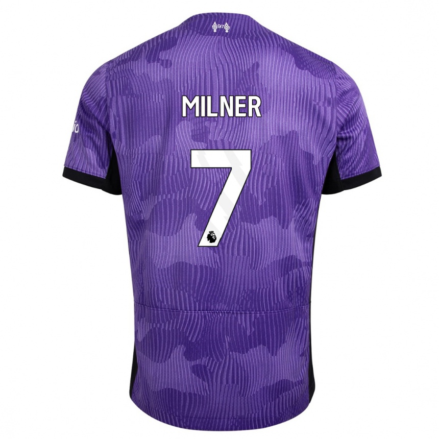 Hombre Fútbol Camiseta James Milner #7 Púrpura Equipación Tercera 2023/24 Argentina