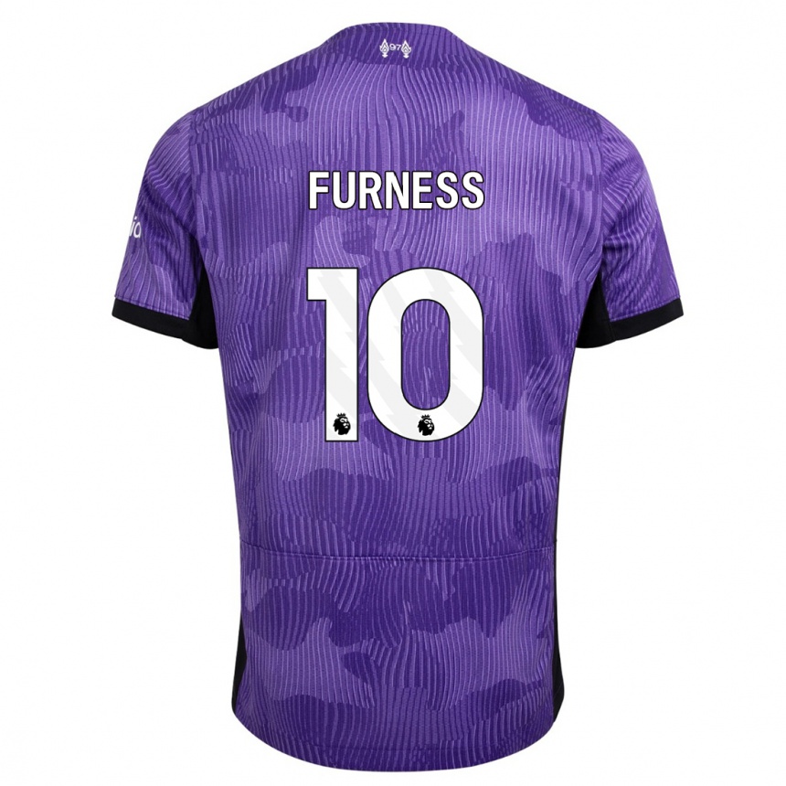 Hombre Fútbol Camiseta Rachel Furness #10 Púrpura Equipación Tercera 2023/24 Argentina