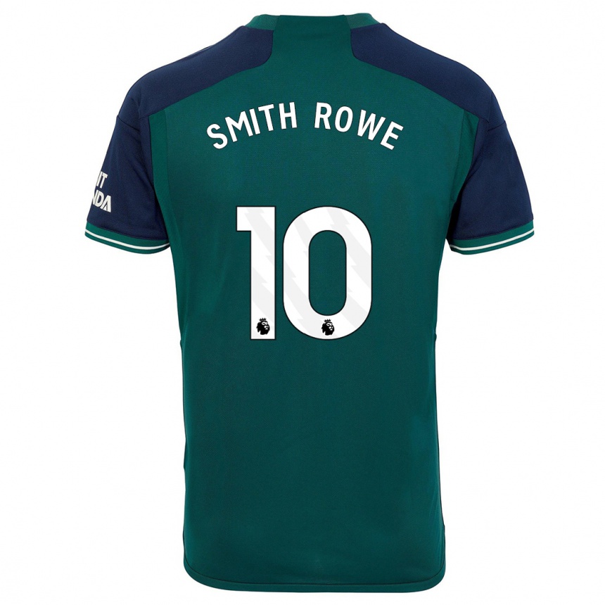 Hombre Fútbol Camiseta Emile Smith Rowe #10 Verde Equipación Tercera 2023/24 Argentina