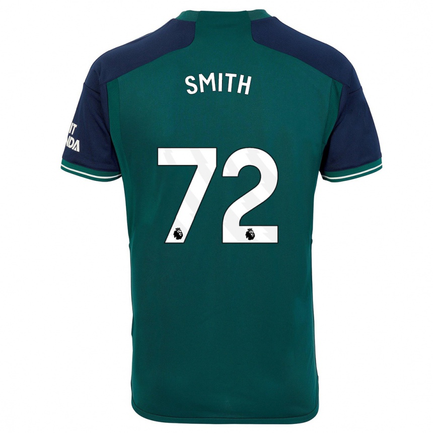 Hombre Fútbol Camiseta Matt Smith #72 Verde Equipación Tercera 2023/24 Argentina