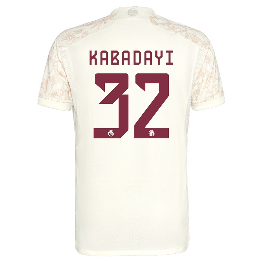 Hombre Fútbol Camiseta Yusuf Kabadayi #32 Blanquecino Equipación Tercera 2023/24 Argentina