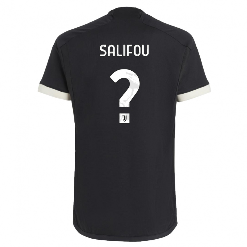 Hombre Fútbol Camiseta Dikeni Salifou #0 Negro Equipación Tercera 2023/24 Argentina