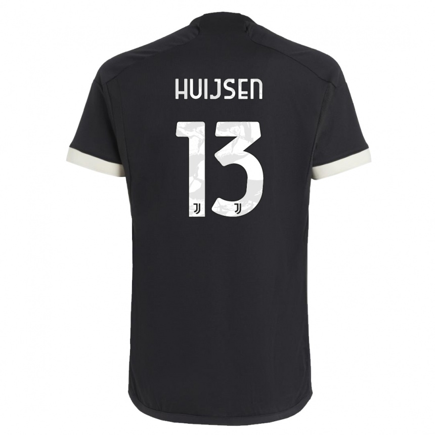 Hombre Fútbol Camiseta Dean Huijsen #13 Negro Equipación Tercera 2023/24 Argentina