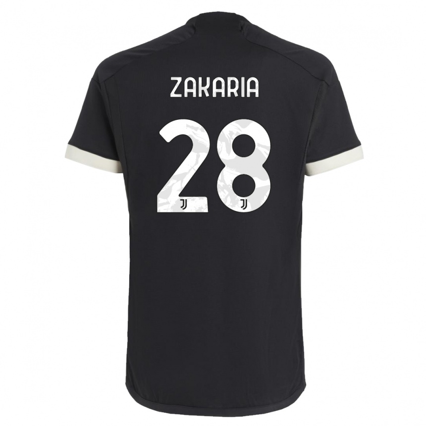 Hombre Fútbol Camiseta Denis Zakaria #28 Negro Equipación Tercera 2023/24 Argentina