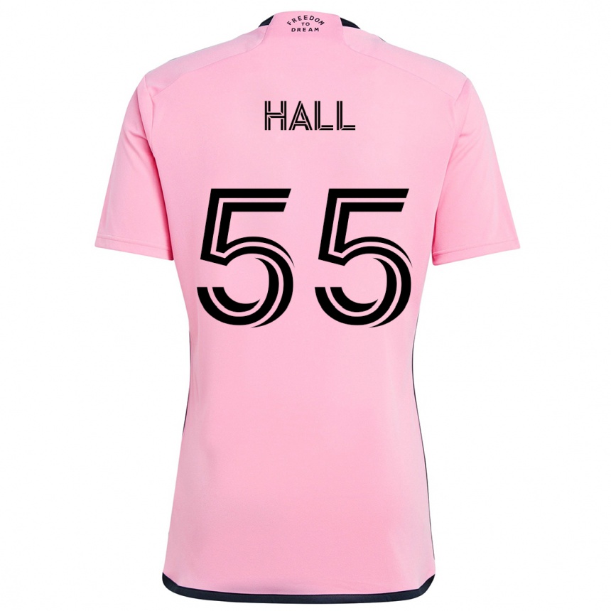 Niño Fútbol Camiseta Tyler Hall #55 Rosa 1ª Equipación 2024/25 Argentina