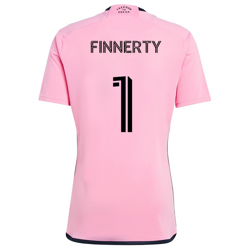 Niño Fútbol Camiseta Owen Finnerty #1 Rosa 1ª Equipación 2024/25 Argentina