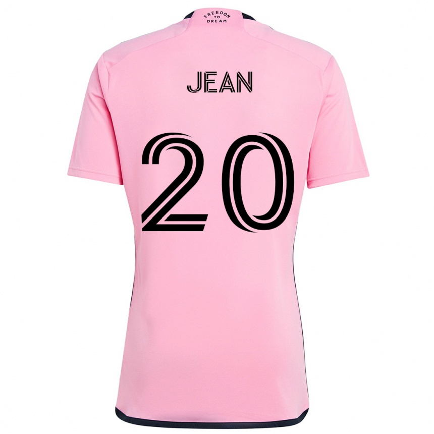 Niño Fútbol Camiseta Corentin Jean #20 Rosa 1ª Equipación 2024/25 Argentina