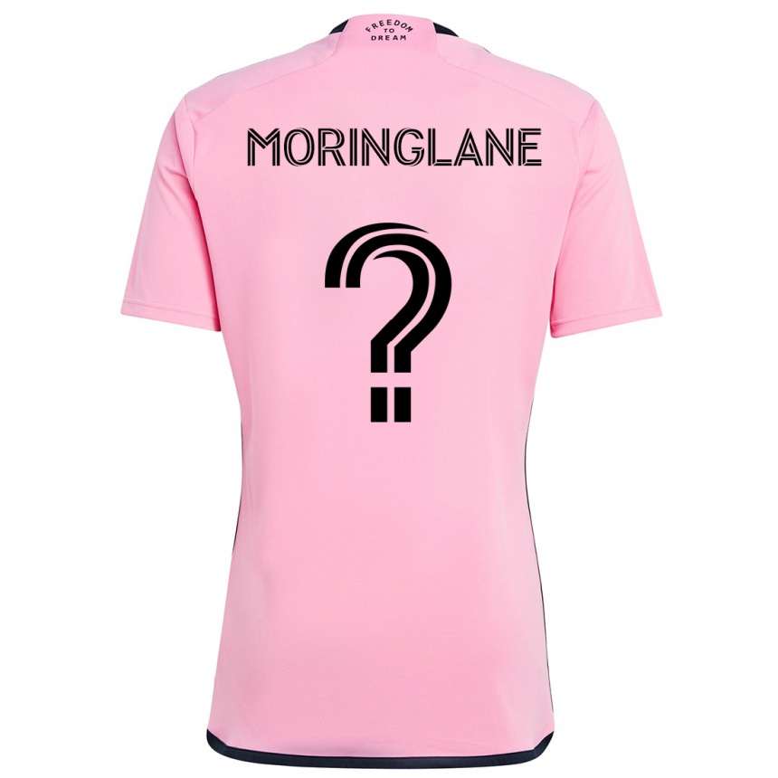 Niño Fútbol Camiseta Luis Moringlane #0 Rosa 1ª Equipación 2024/25 Argentina