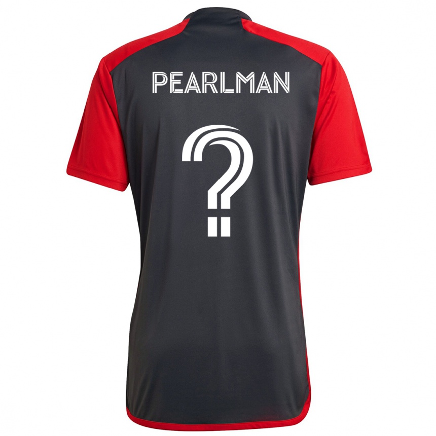 Niño Fútbol Camiseta Adam Pearlman #0 Rojo Grayn 1ª Equipación 2024/25 Argentina