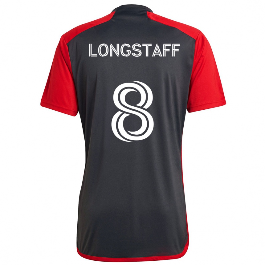 Niño Fútbol Camiseta Matty Longstaff #8 Rojo Grayn 1ª Equipación 2024/25 Argentina