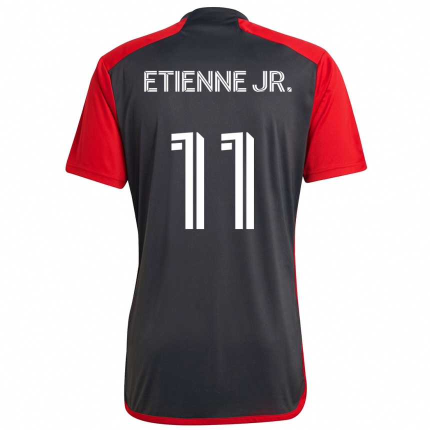 Niño Fútbol Camiseta Derrick Etienne Jr. #11 Rojo Grayn 1ª Equipación 2024/25 Argentina