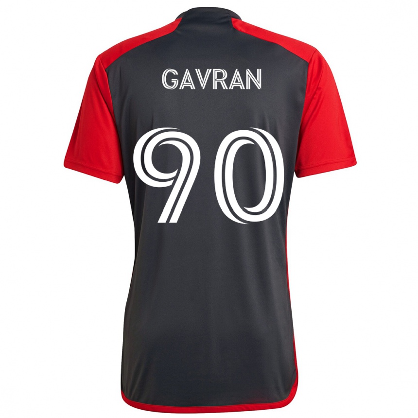 Niño Fútbol Camiseta Luka Gavran #90 Rojo Grayn 1ª Equipación 2024/25 Argentina