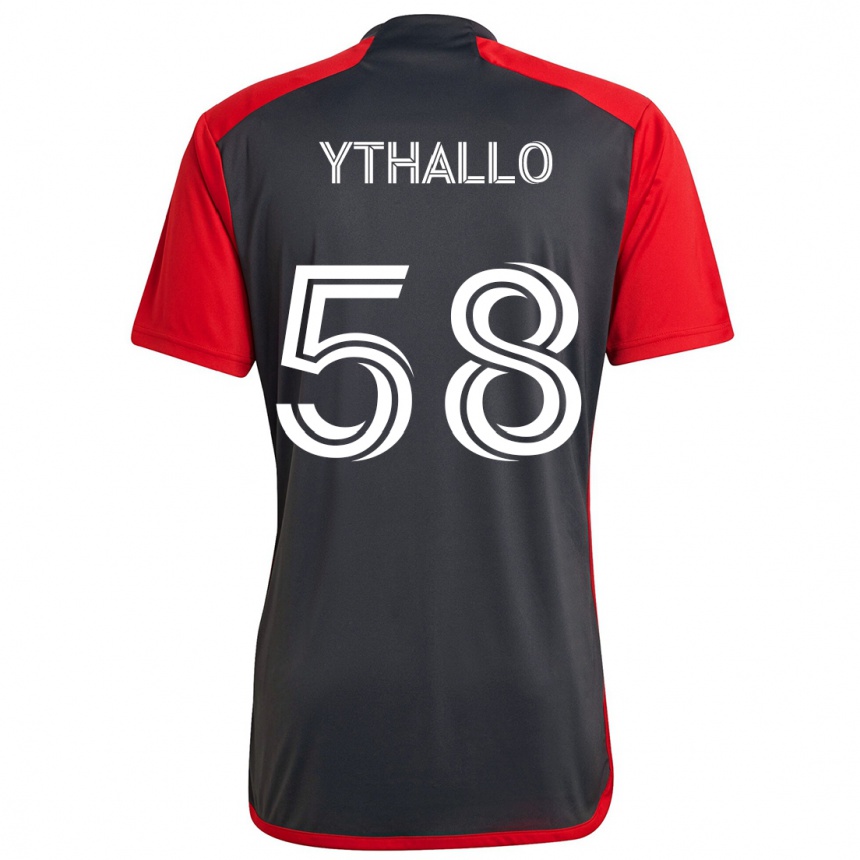 Niño Fútbol Camiseta Ythallo #58 Rojo Grayn 1ª Equipación 2024/25 Argentina