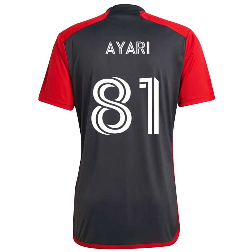 Niño Fútbol Camiseta Hassan Ayari #81 Rojo Grayn 1ª Equipación 2024/25 Argentina