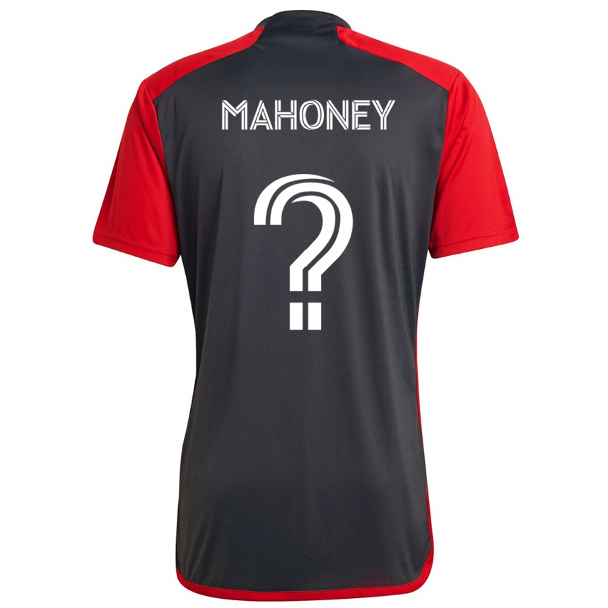 Niño Fútbol Camiseta Adrian Mahoney #0 Rojo Grayn 1ª Equipación 2024/25 Argentina