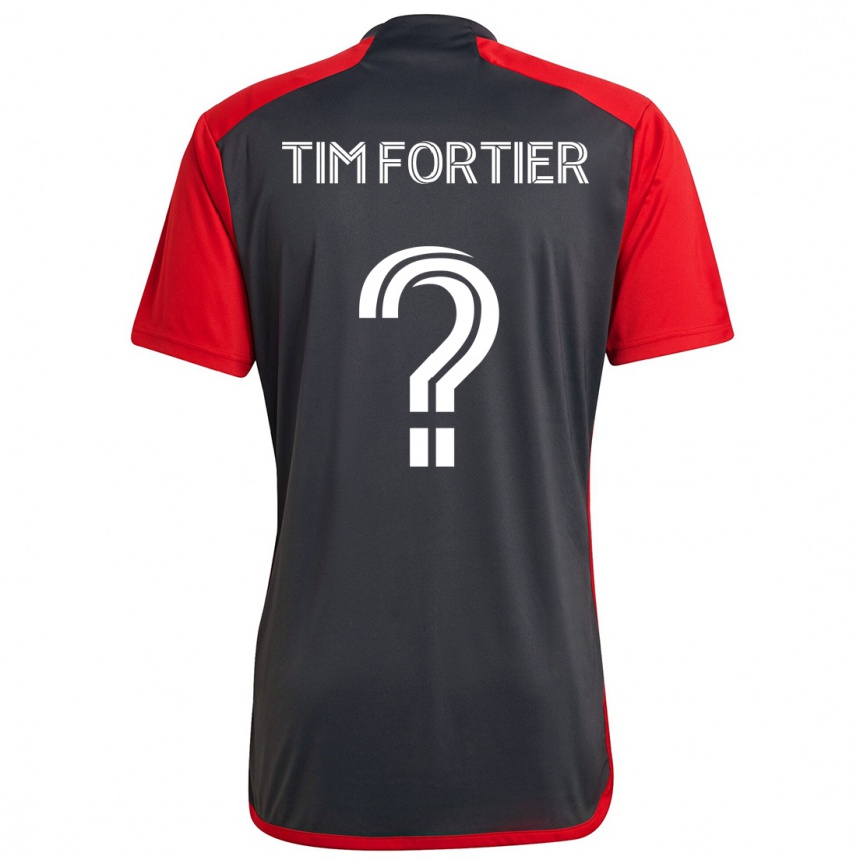 Niño Fútbol Camiseta Tim Fortier #0 Rojo Grayn 1ª Equipación 2024/25 Argentina