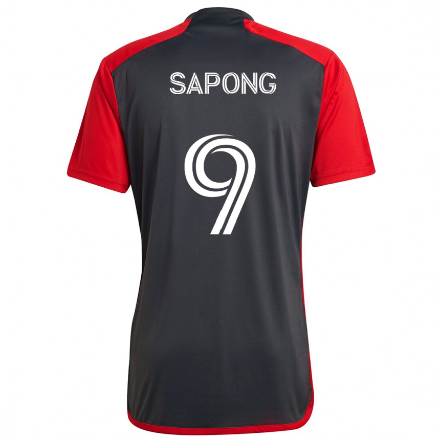 Niño Fútbol Camiseta C.j. Sapong #9 Rojo Grayn 1ª Equipación 2024/25 Argentina